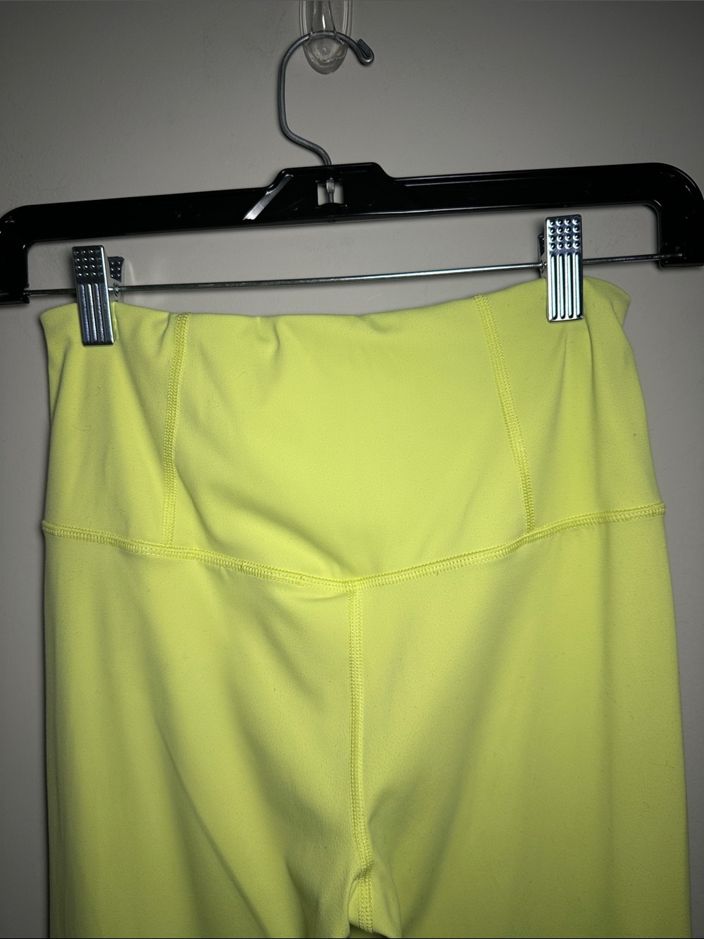 Happily Grey High-Waist Flared Leg Yoga Pants bright lime green - Picture 3 of 6